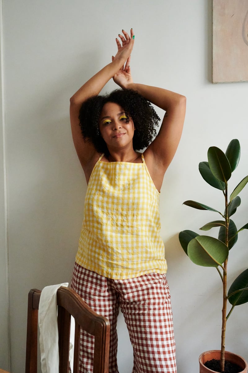 Stella Linen Top by LinenFox, 100% Linen