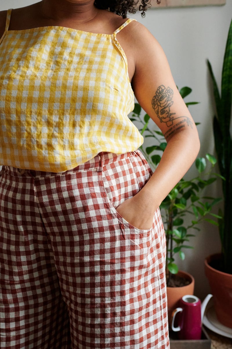Stella Linen Top by LinenFox, 100% Linen