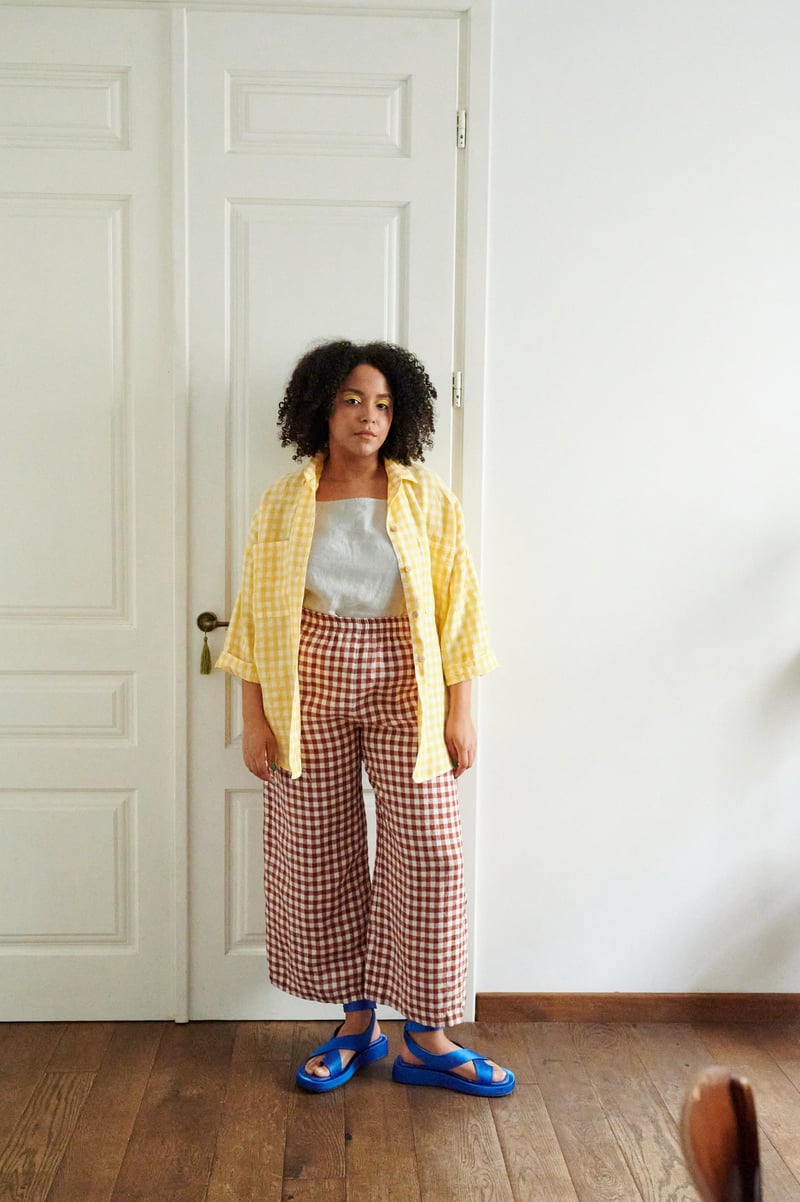 Ocean Linen Trousers by LinenFox, 100% Linen