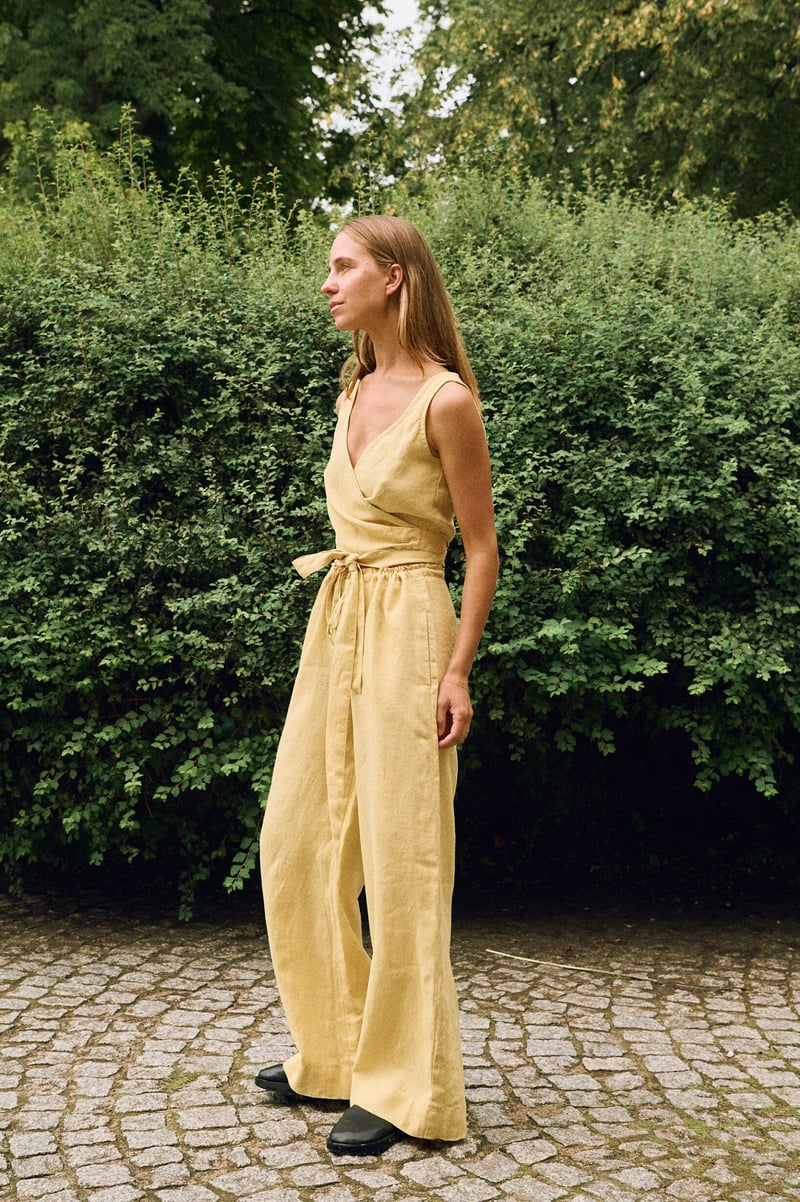 Drawstring Linen Pants – Robbie by LinenFox, 100% Linen