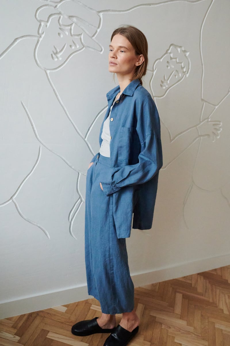 Vika Linen Shirt by LinenFox, 100% Linen