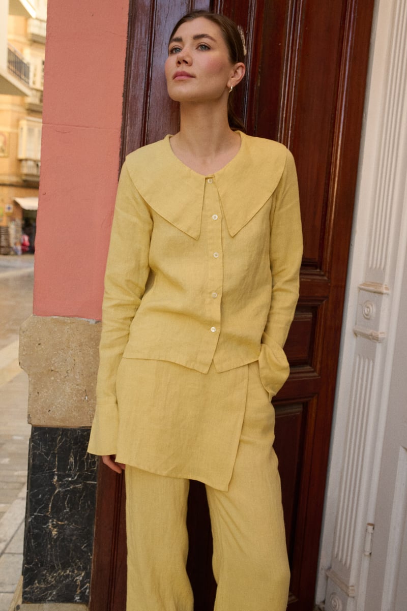 Dakota Linen Shirt by LinenFox, 100% Linen