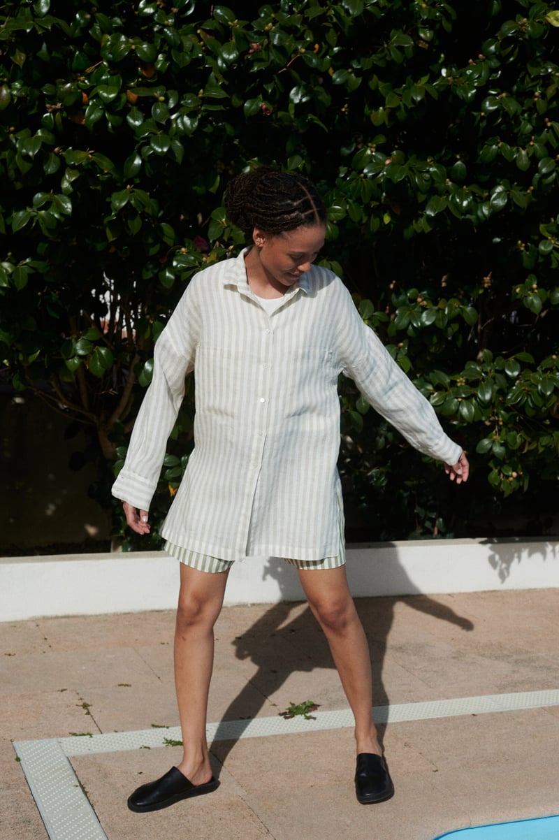Vika Linen Shirt by LinenFox, 100% Linen