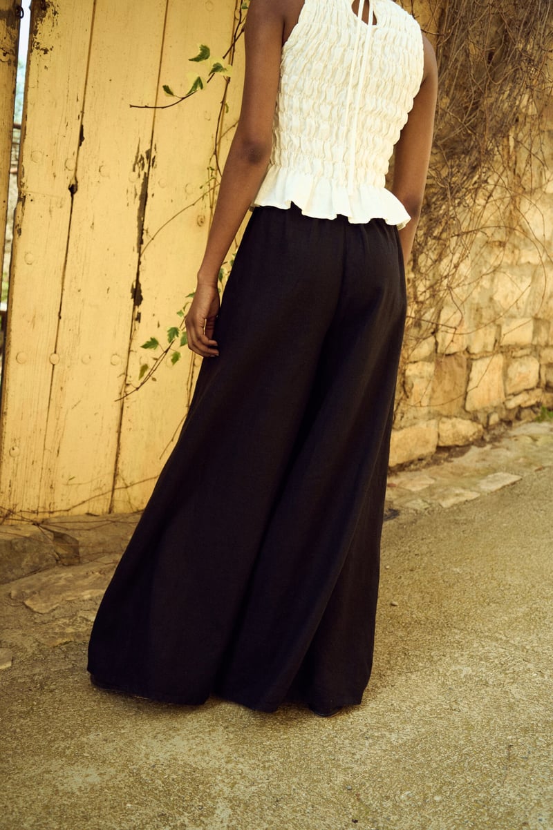 Linen Culottes – Talia by LinenFox, 100% Linen