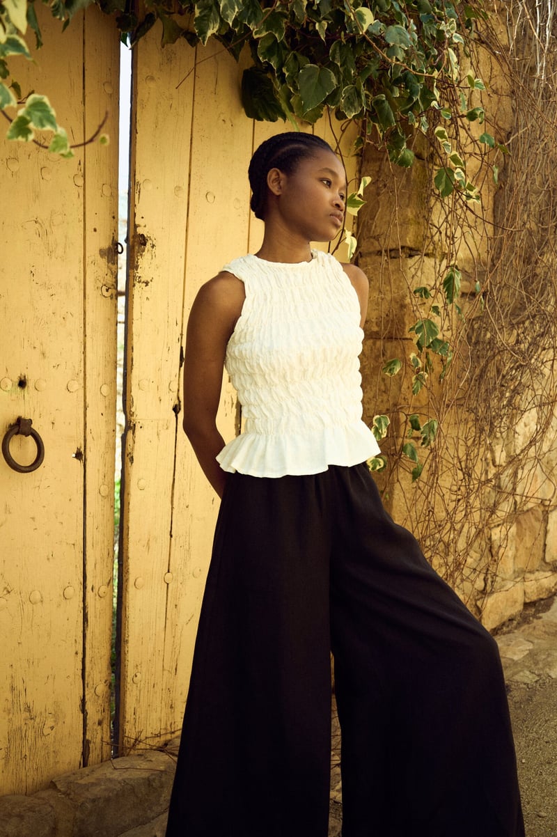 Linen Culottes – Talia by LinenFox, 100% Linen