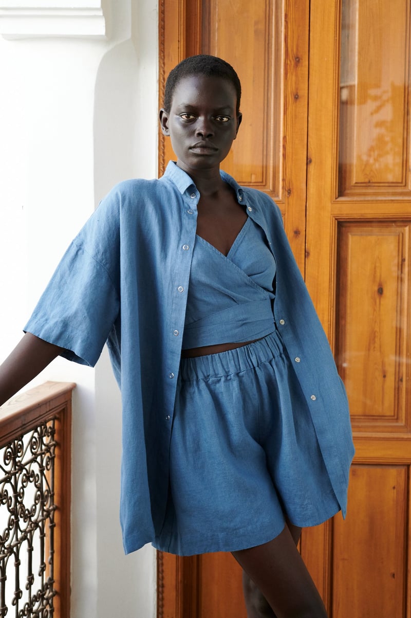 Viola Linen Shirt by LinenFox, 100% Linen