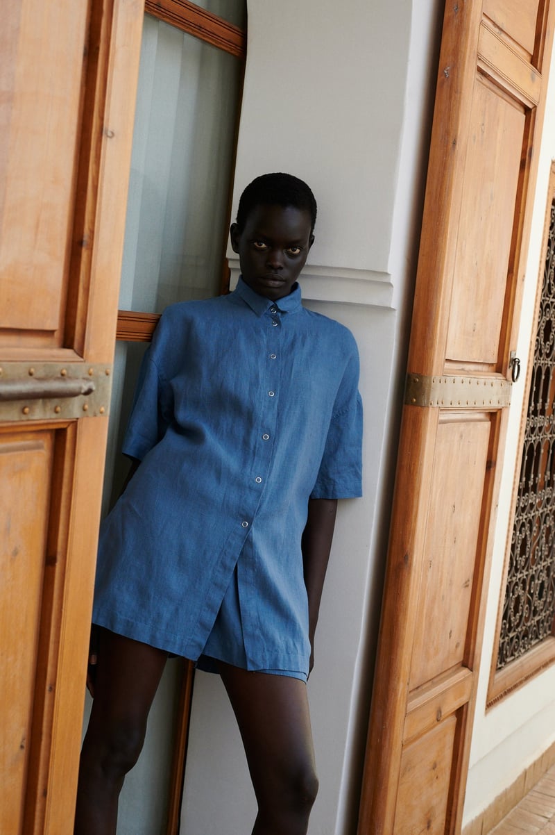 Viola Linen Shirt by LinenFox, 100% Linen