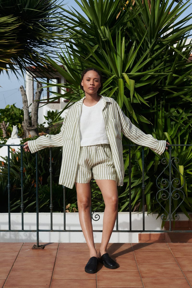 Vika Linen Shirt by LinenFox, 100% Linen