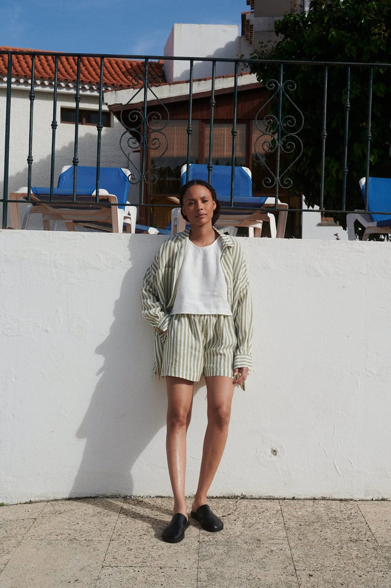 Vika Linen Shirt by LinenFox, 100% Linen