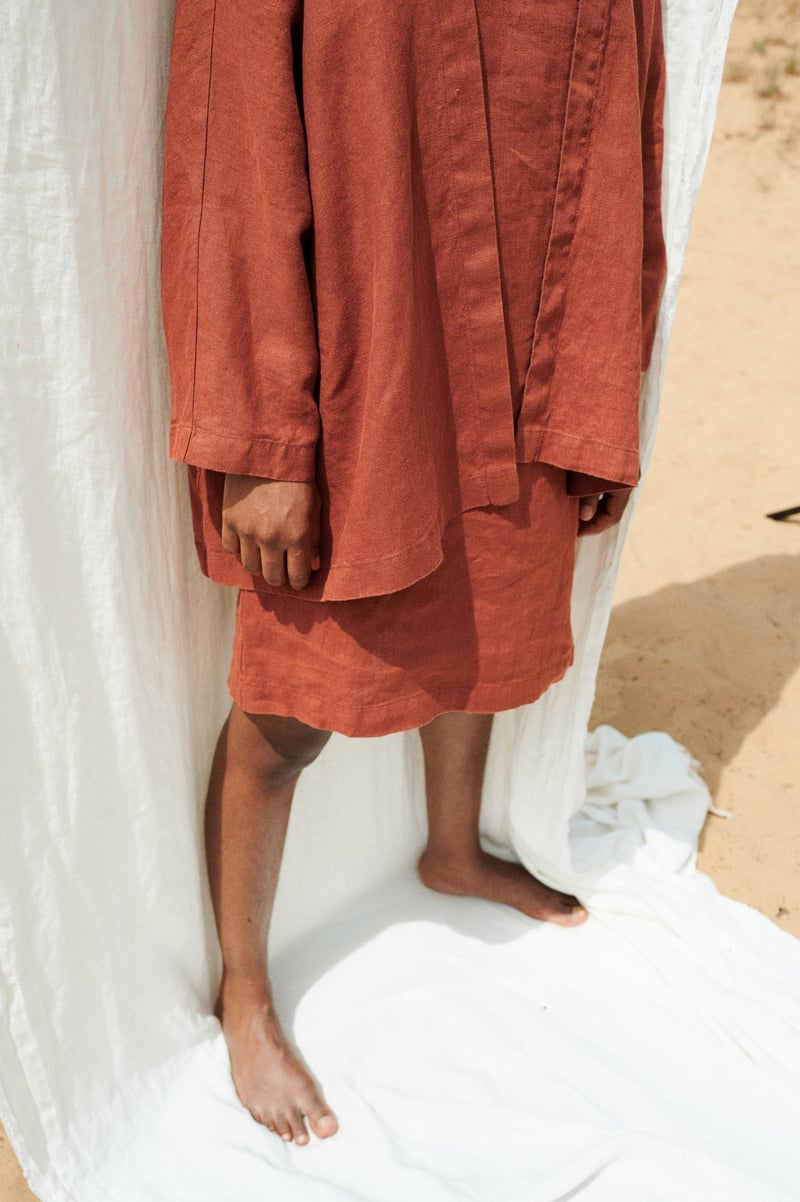 Juta Linen Jacket by LinenFox, 100% Linen