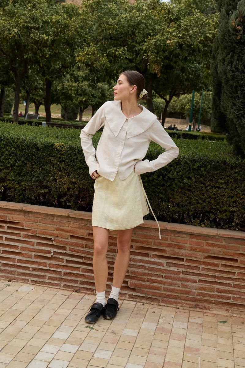 Linen Wrap Skirt – Cali by LinenFox, 100% Linen
