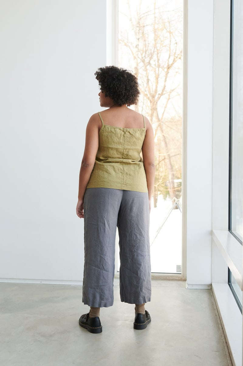 Stella Linen Top by LinenFox, 100% Linen