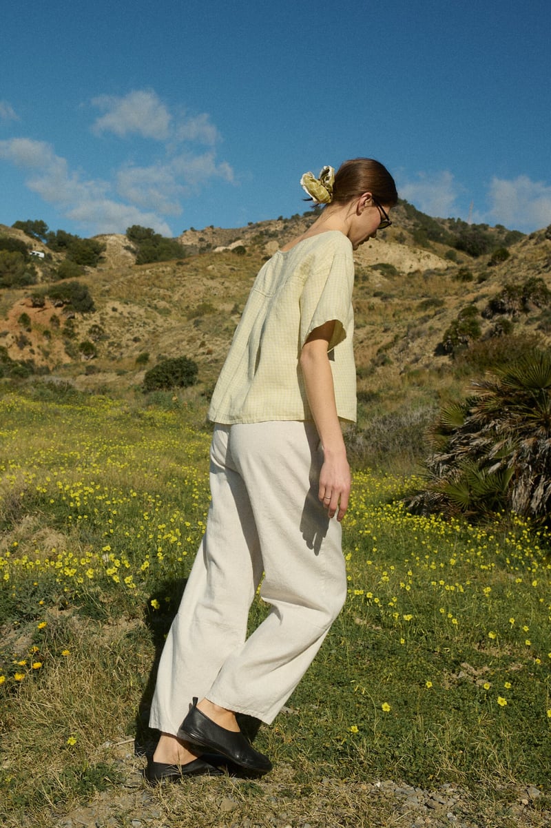 Barrel Pants – Clarie by LinenFox, 53% Cotton, 47% Linen