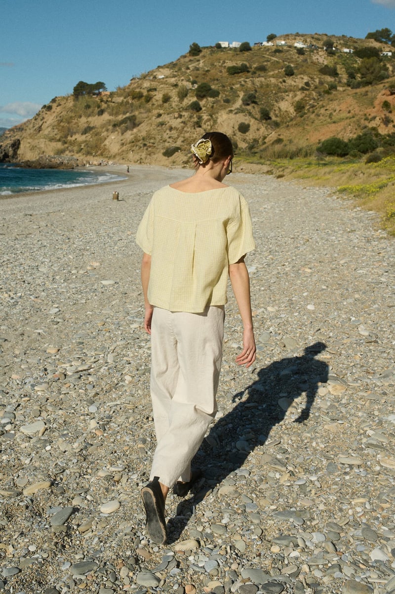 Barrel Pants – Clarie by LinenFox, 53% Cotton, 47% Linen