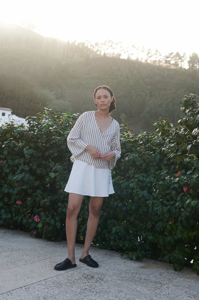 Edith Linen Skirt by LinenFox, 100% Linen