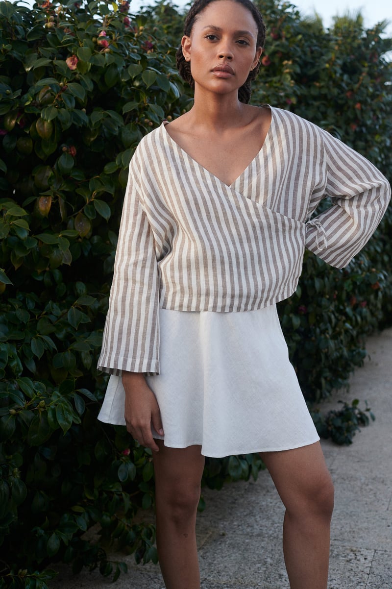 Edith Linen Skirt by LinenFox, 100% Linen