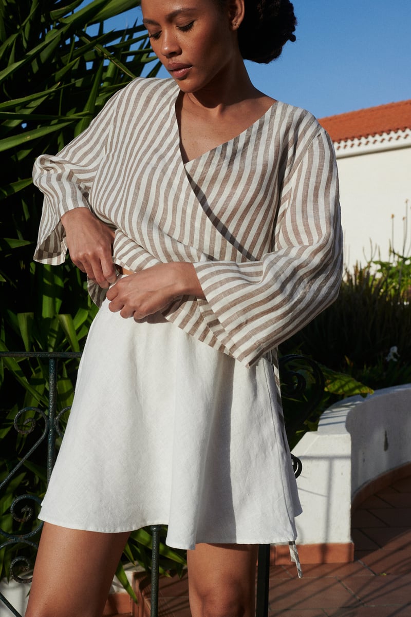 Edith Linen Skirt by LinenFox, 100% Linen