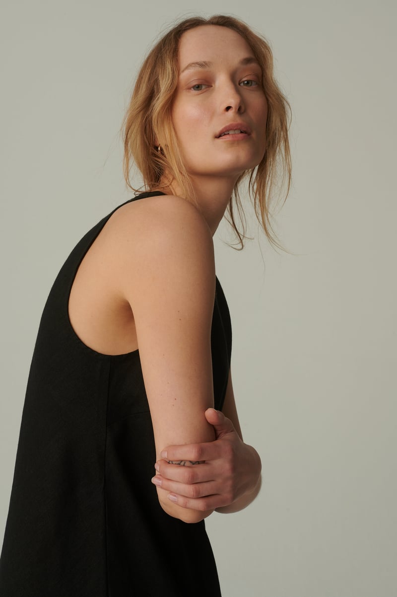 Alba Linen Dress by LinenFox, 100% Linen