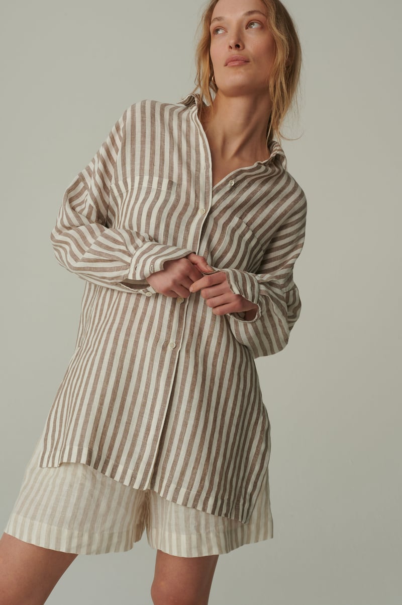 Vika Linen Shirt by LinenFox, 100% Linen