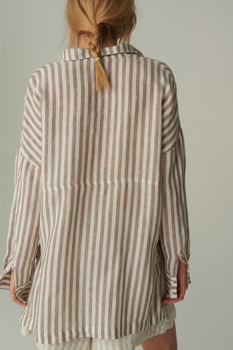 Vika Linen Shirt by LinenFox, 100% Linen