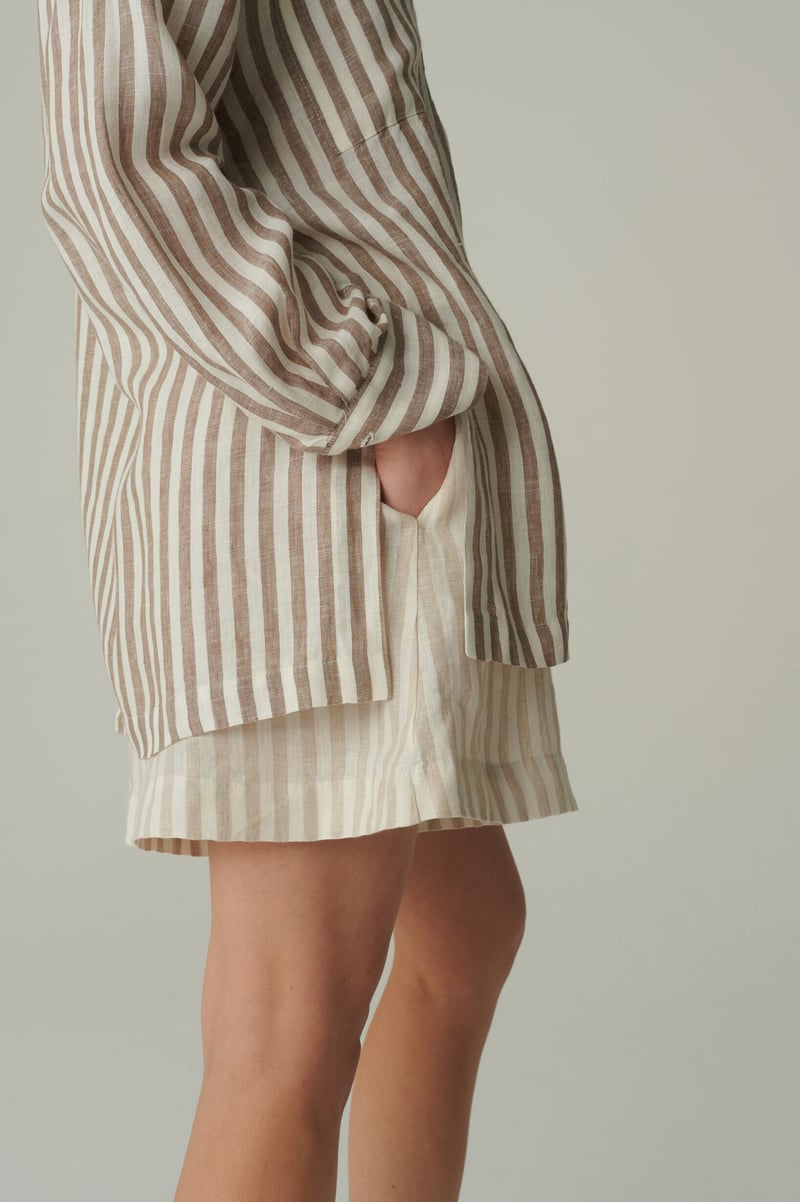 Vika Linen Shirt by LinenFox, 100% Linen