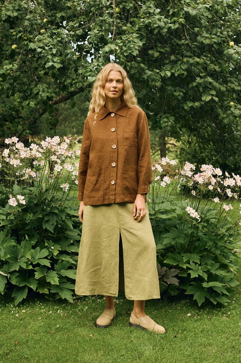 Bill Linen Wool Blend Jacket by LinenFox, 85% Linen, 15% Wool