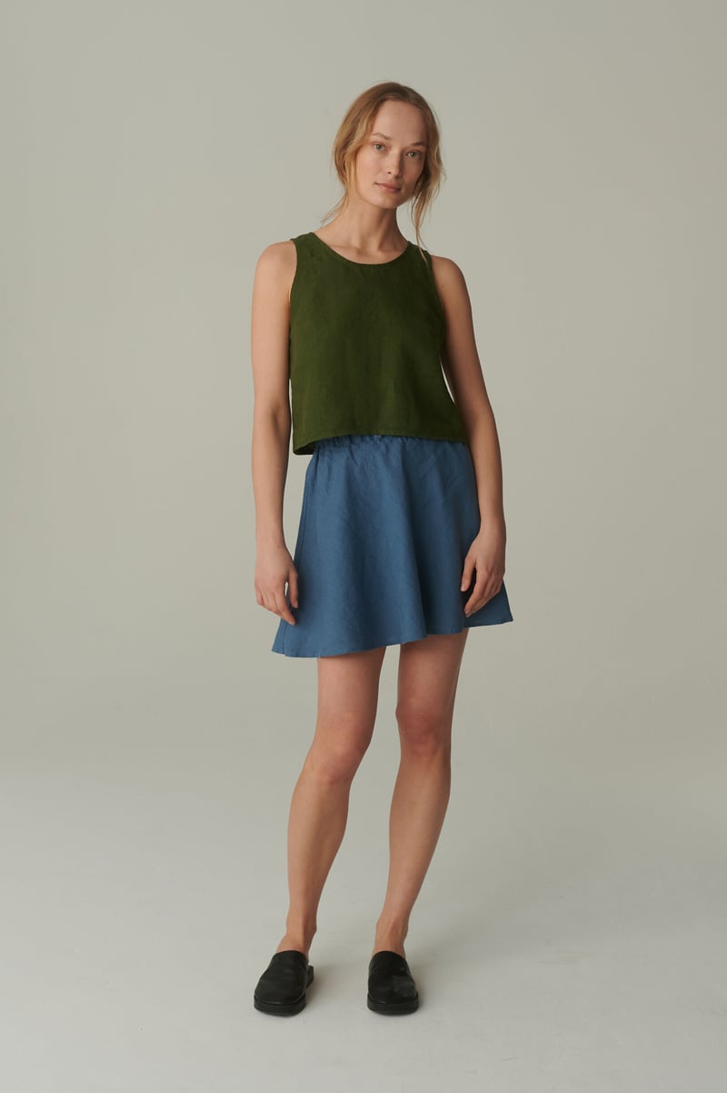 Edith Linen Skirt by LinenFox, 100% Linen