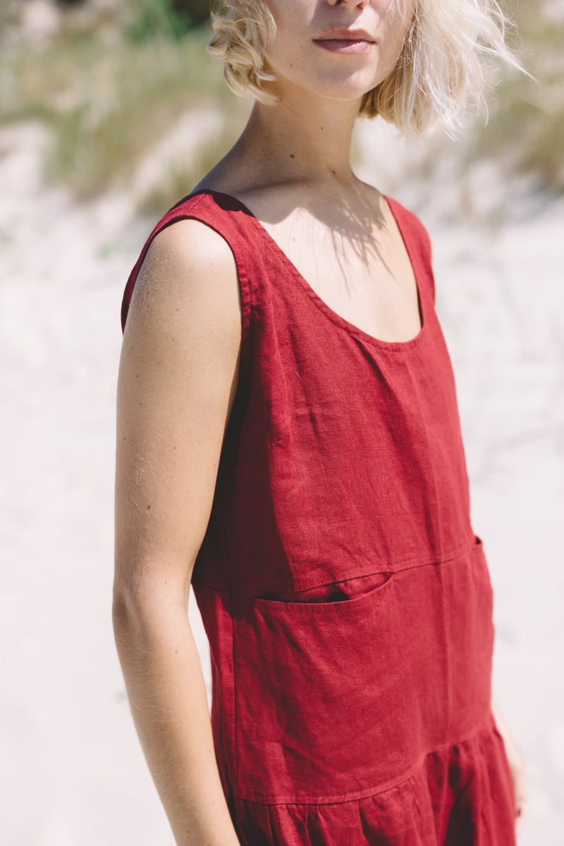 Hai Linen Jumpsuit by LinenFox, 100% Linen