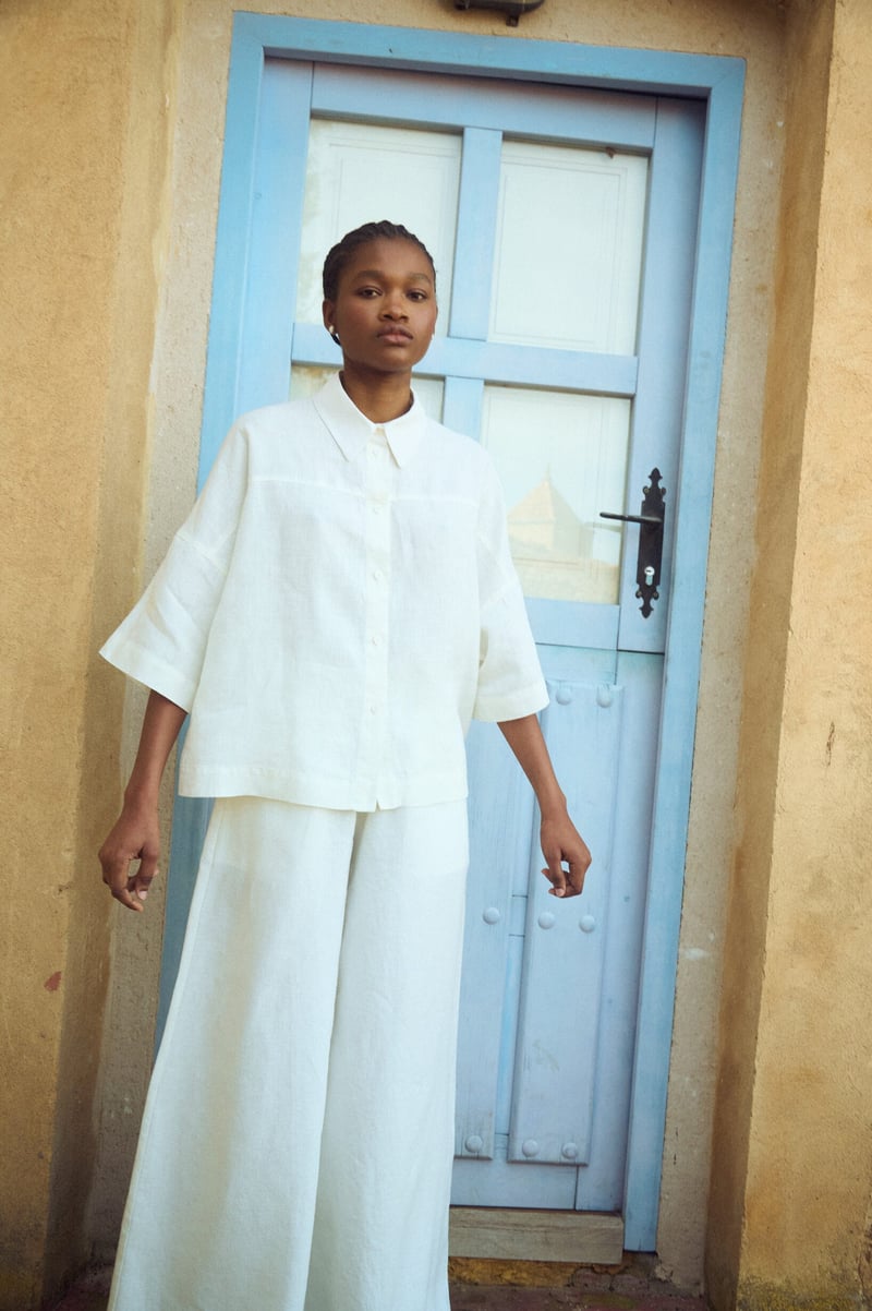 Linen Culottes – Talia by LinenFox, 100% Linen