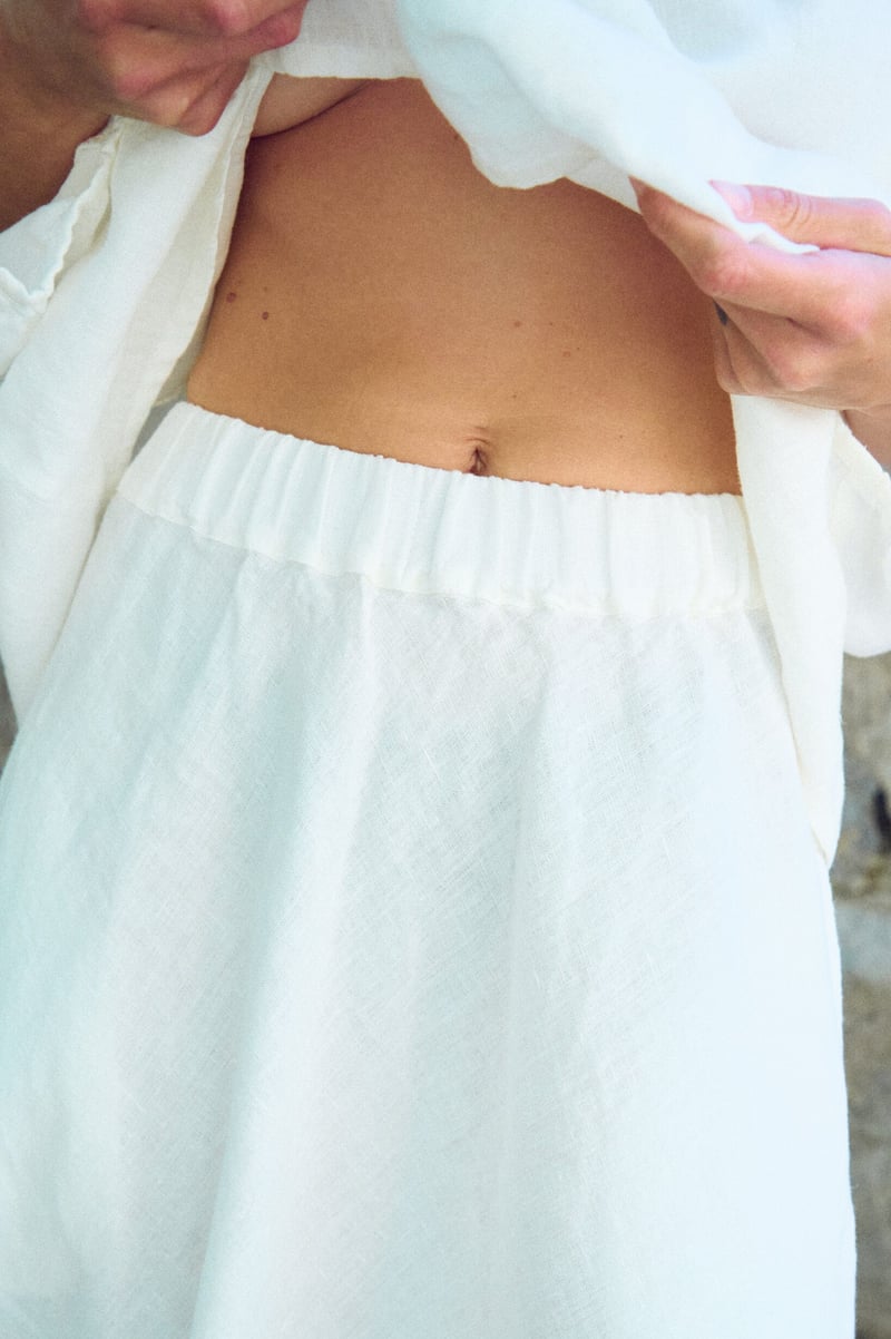 Linen Bias Cut Maxi Skirt – Lily by LinenFox, 100% Linen