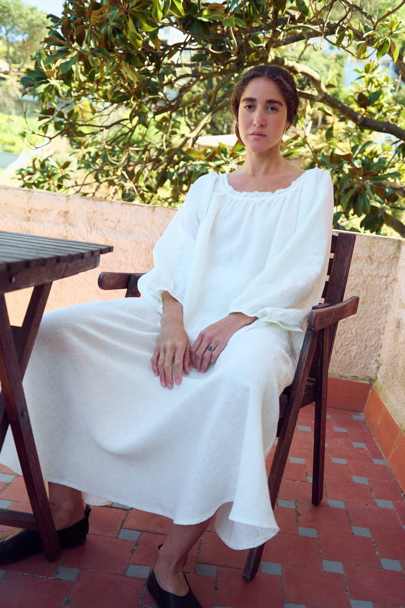 Linen Bias Cut Maxi Skirt – Lily by LinenFox, 100% Linen