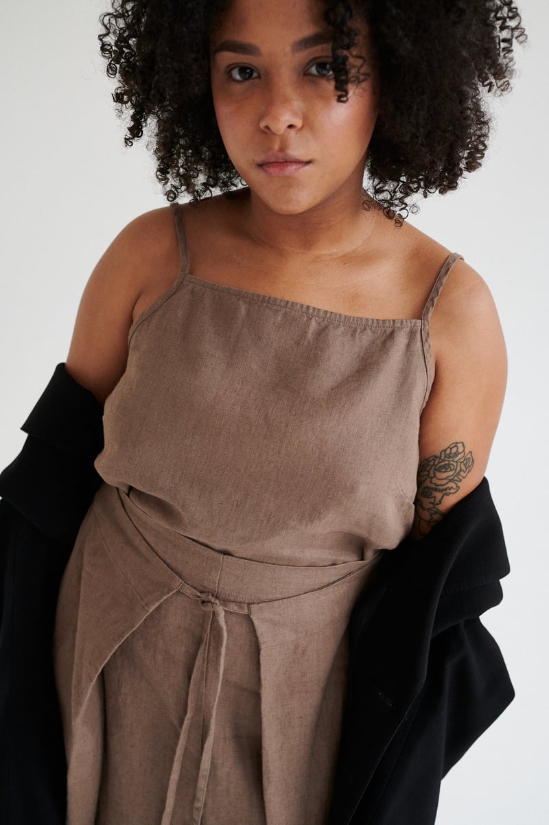 Stella Linen Top by LinenFox, 100% Linen