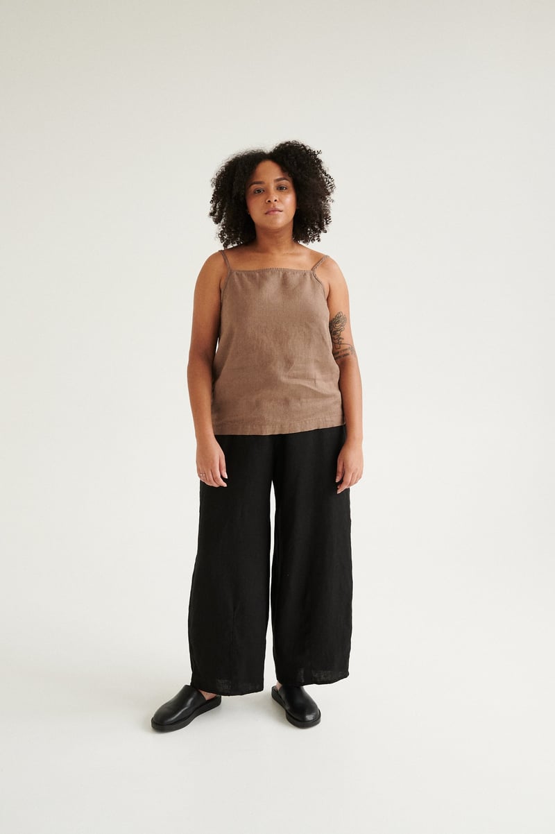 Stella Linen Top by LinenFox, 100% Linen