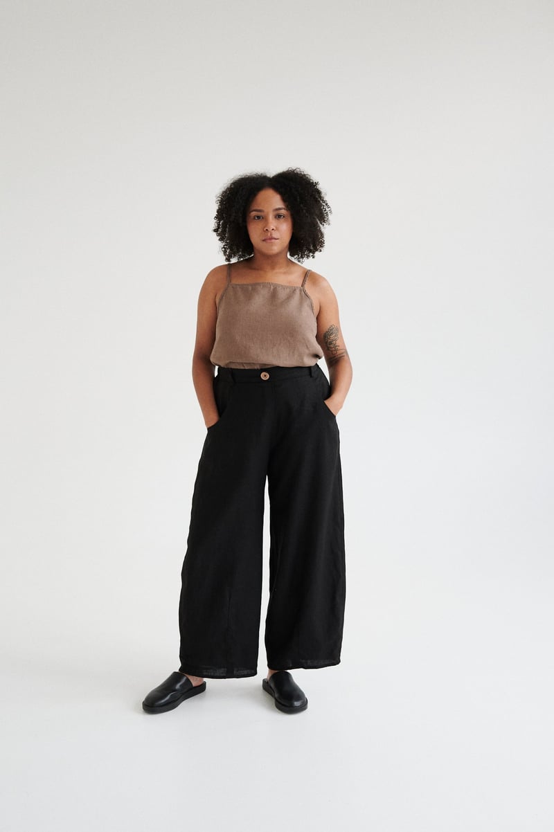 Stella Linen Top by LinenFox, 100% Linen