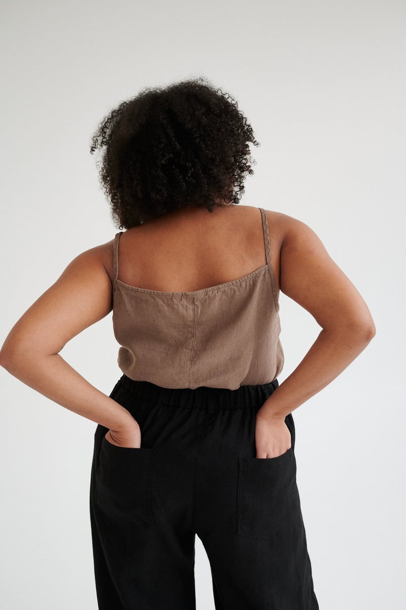 Stella Linen Top by LinenFox, 100% Linen