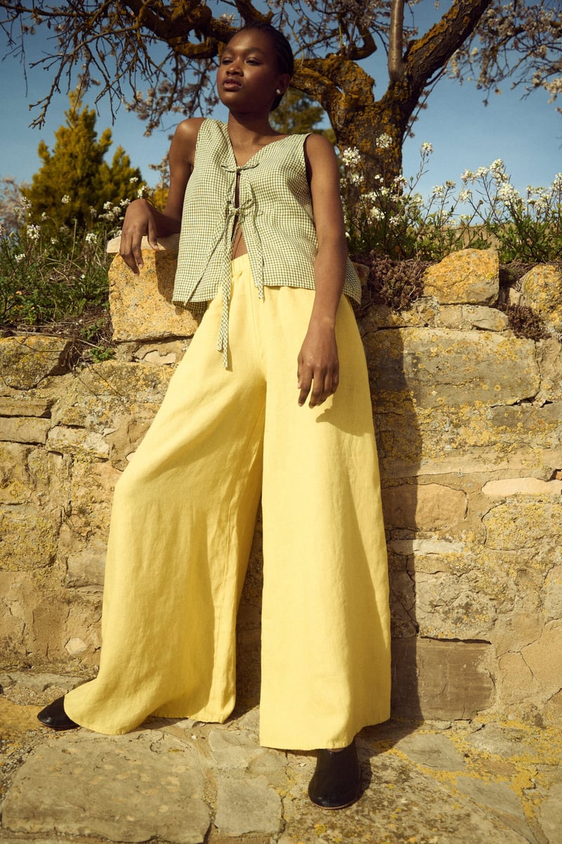 Linen Culottes – Talia by LinenFox, 100% Linen