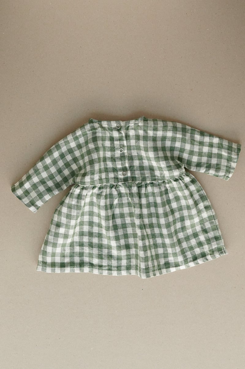 Gabi Linen Baby Dress by LinenFox, 100% Linen