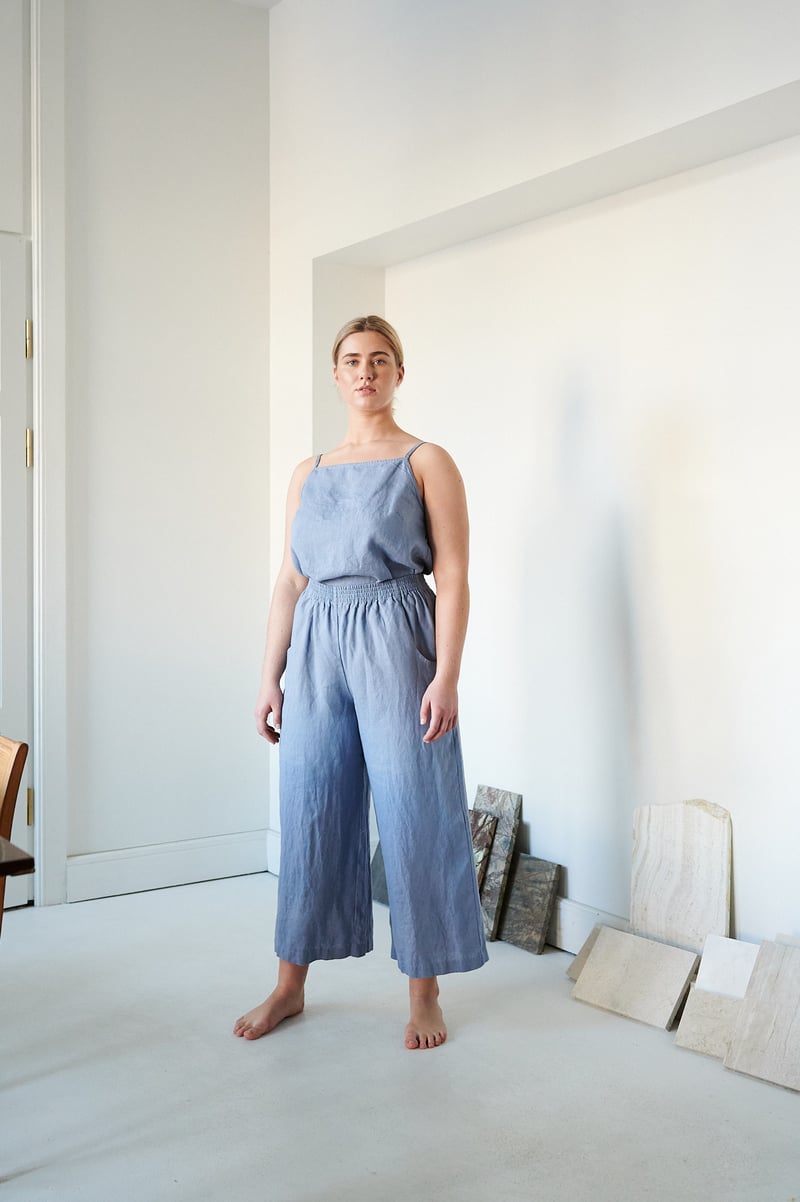 Stella Linen Top by LinenFox, 100% Linen