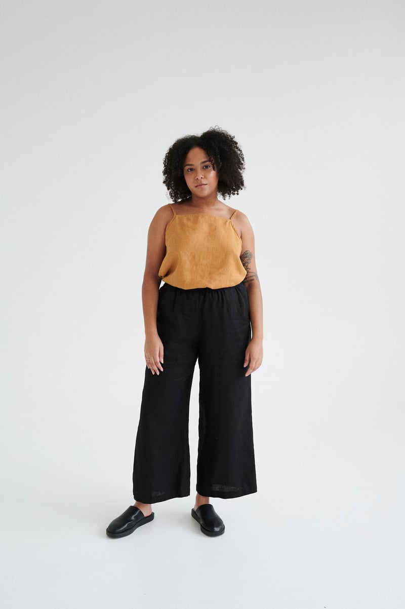 Ocean Linen Trousers by LinenFox, 100% Linen