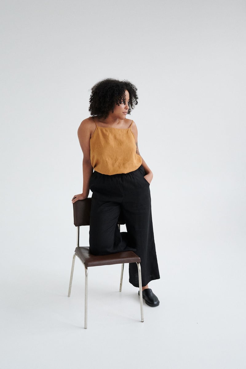 Ocean Linen Trousers by LinenFox, 100% Linen