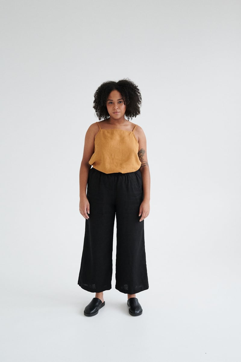 Ocean Linen Trousers by LinenFox, 100% Linen