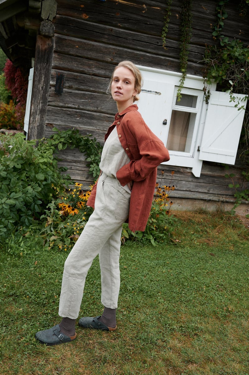 Vika Linen Shirt by LinenFox, 100% Linen