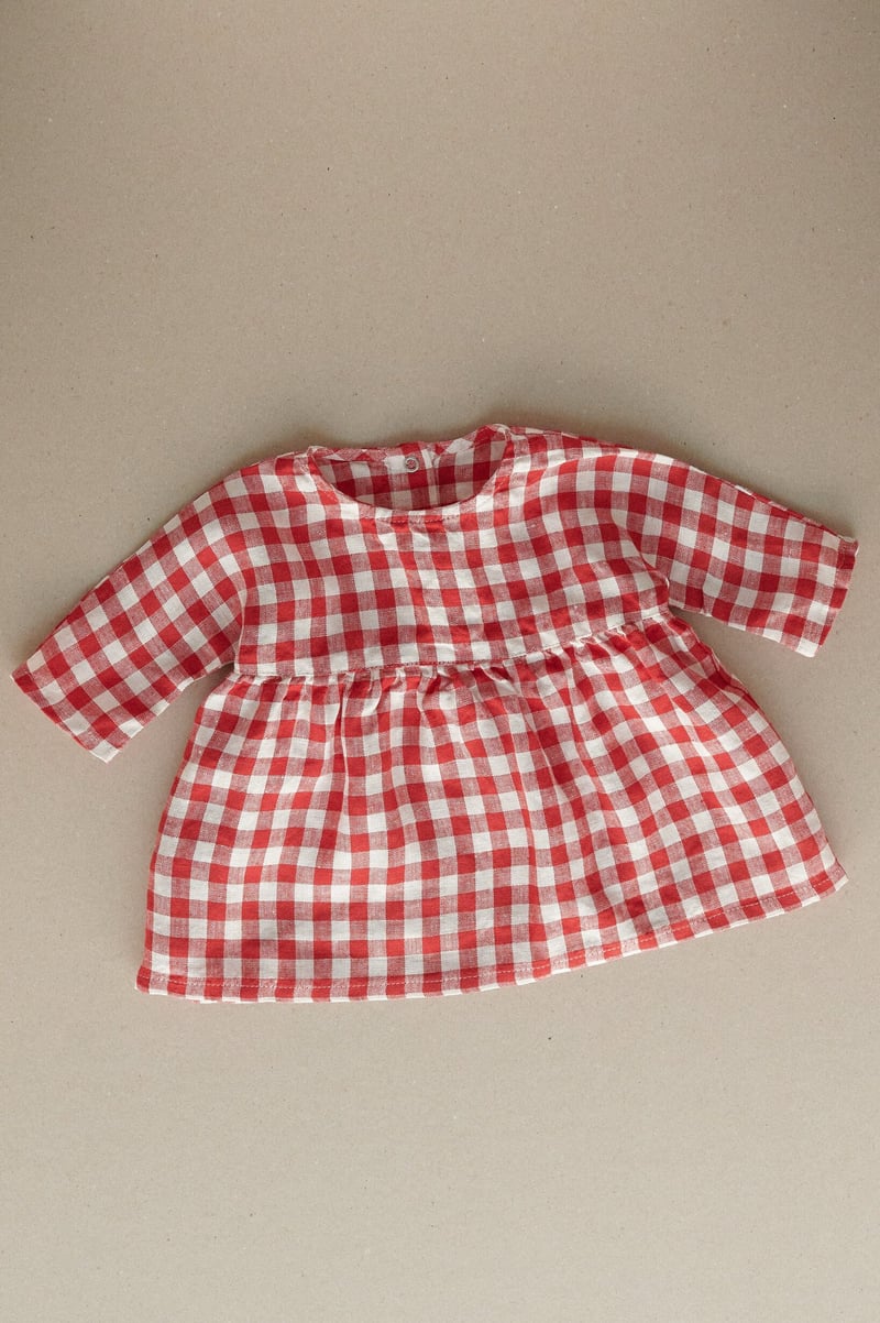 Gabi Linen Baby Dress by LinenFox, 100% Linen