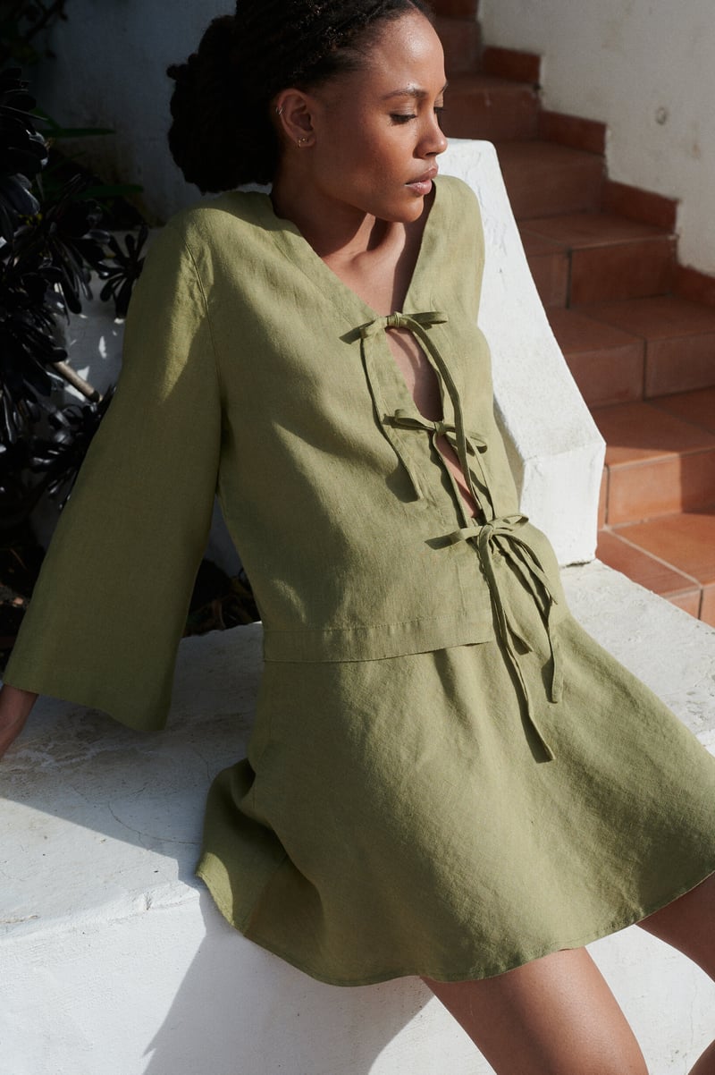 Edith Linen Skirt by LinenFox, 100% Linen