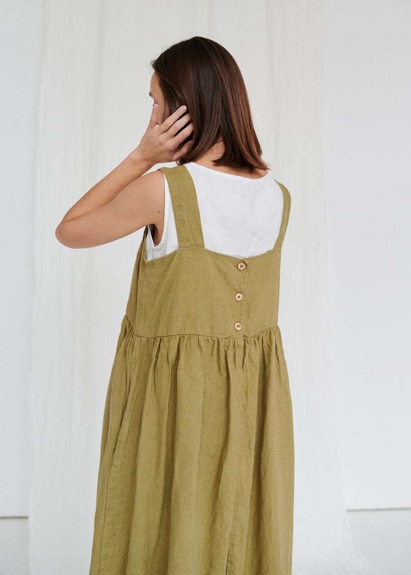 Summer Linen Dress by LinenFox, 100% Linen