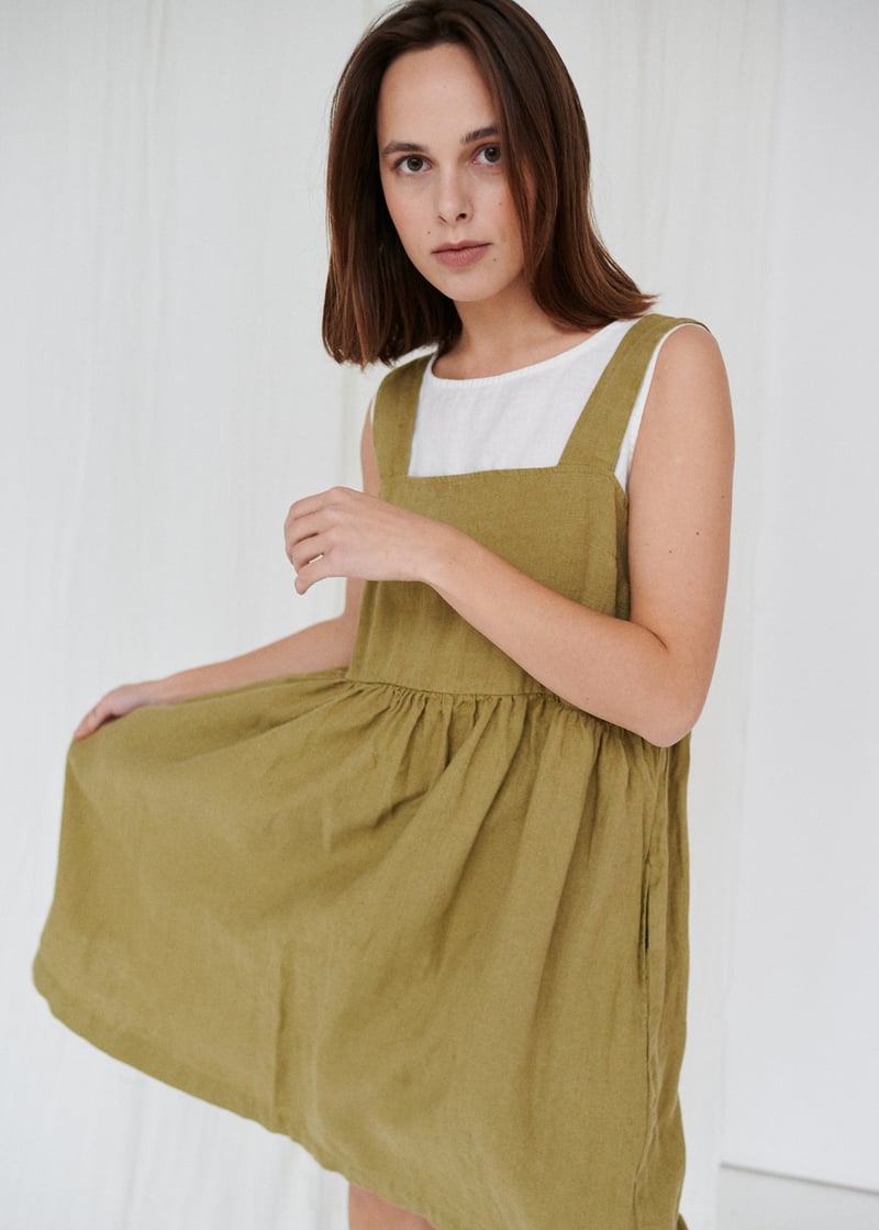 Summer Linen Dress by LinenFox, 100% Linen
