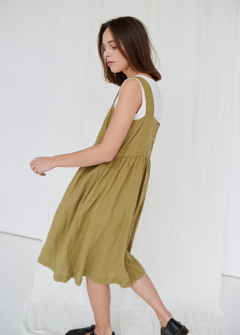 Summer Linen Dress by LinenFox, 100% Linen