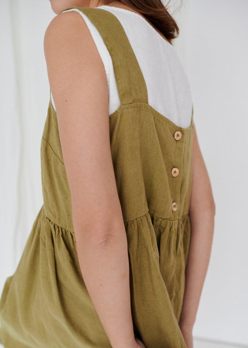 Summer Linen Dress by LinenFox, 100% Linen