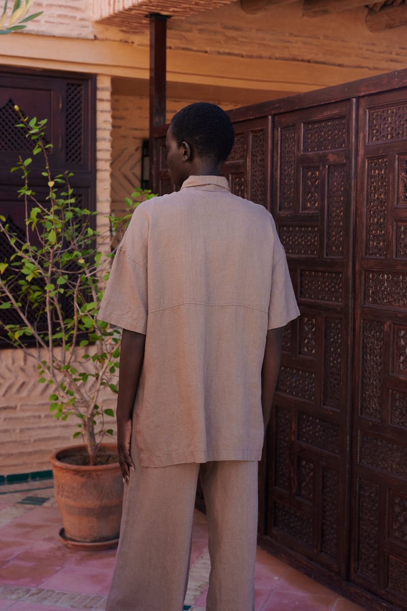 Viola Linen Shirt by LinenFox, 100% Linen