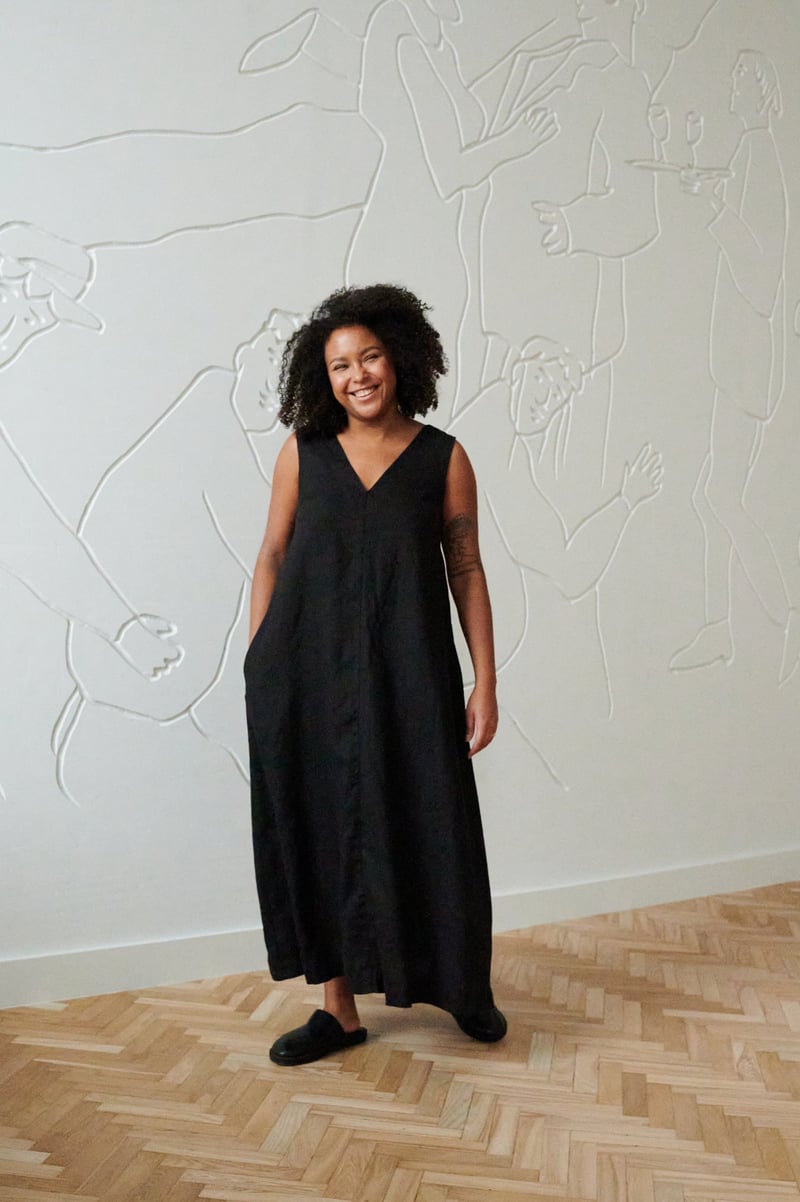 Rue Linen Dress by LinenFox, 100% Linen